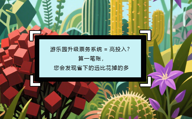 游樂園升級(jí)票務(wù)系統(tǒng)=高投入？算一筆賬，您會(huì)發(fā)現(xiàn)省下的遠(yuǎn)比花掉的多
