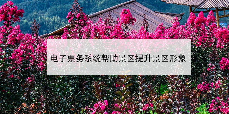 電子票務系統(tǒng)幫助旅游景區(qū)提升形象