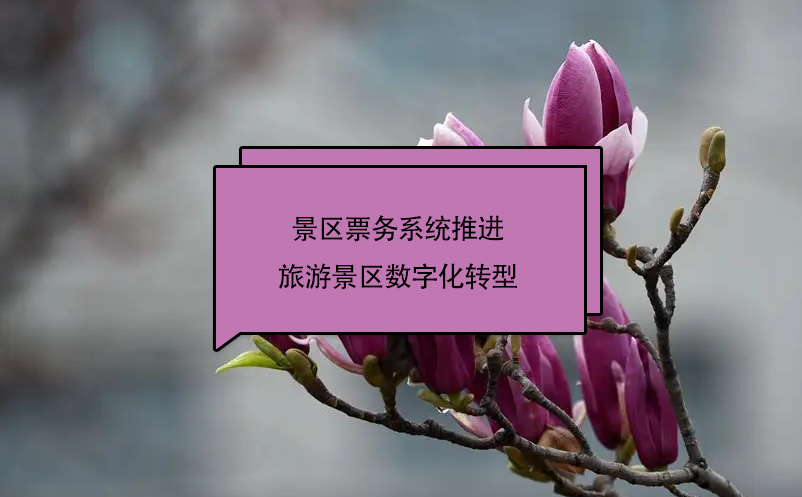 景區(qū)票務系統(tǒng)推進旅游景區(qū)數(shù)字化轉(zhuǎn)型