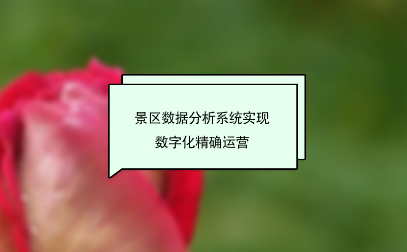 景區(qū)數據分析系統(tǒng)實現數字化精確運營