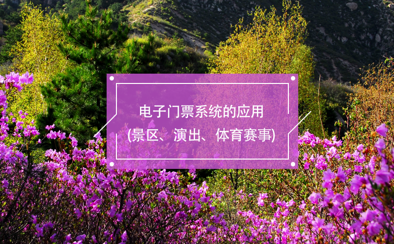 電子門票系統(tǒng)的應(yīng)用(景區(qū)、演出、體育賽事)