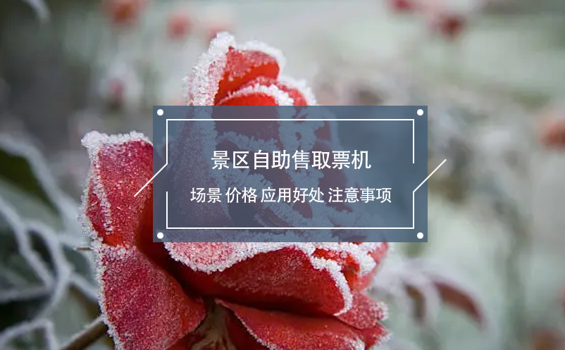 景區(qū)自助售取票機(jī)場(chǎng)景、價(jià)格、應(yīng)用好處、注意事項(xiàng)