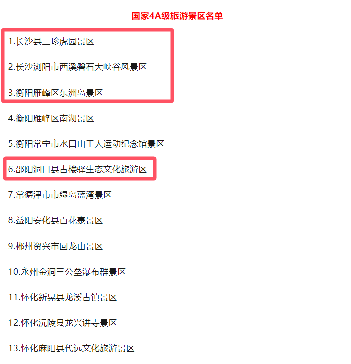 湖南新增13家4A景區(qū)，其中4家使用易景通票務(wù)系統(tǒng)!