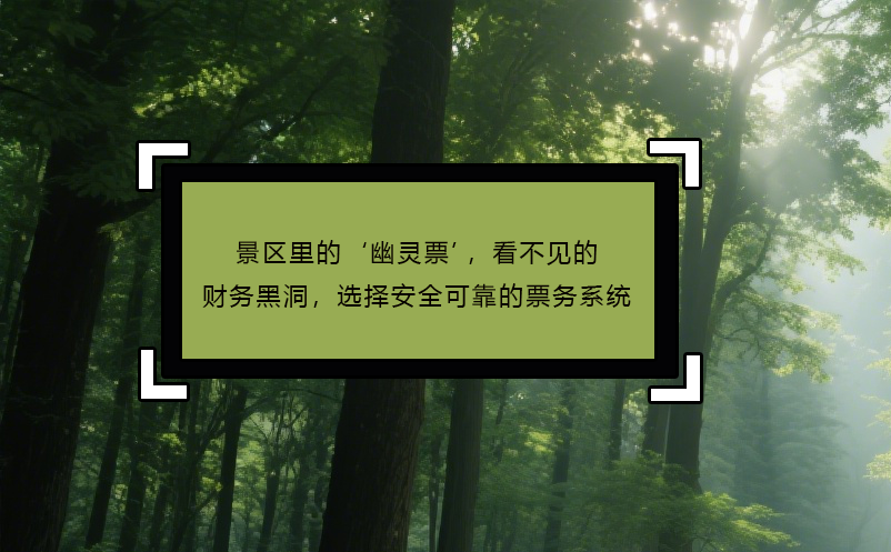 景區(qū)里的‘幽靈票’，看不見的財(cái)務(wù)黑洞，選擇安全可靠的票務(wù)系統(tǒng) 