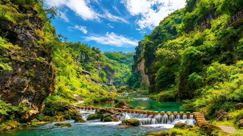 古苗河大峽谷攜手易景通票務(wù)系統(tǒng)，共筑智慧旅游新篇章